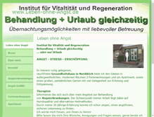 Tablet Screenshot of leben-ohne-angst.de
